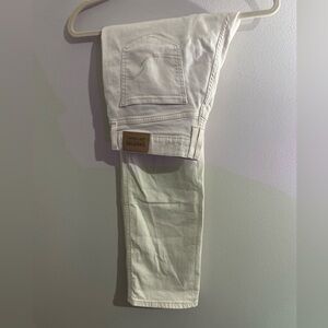 Levis off white jeans high waisted